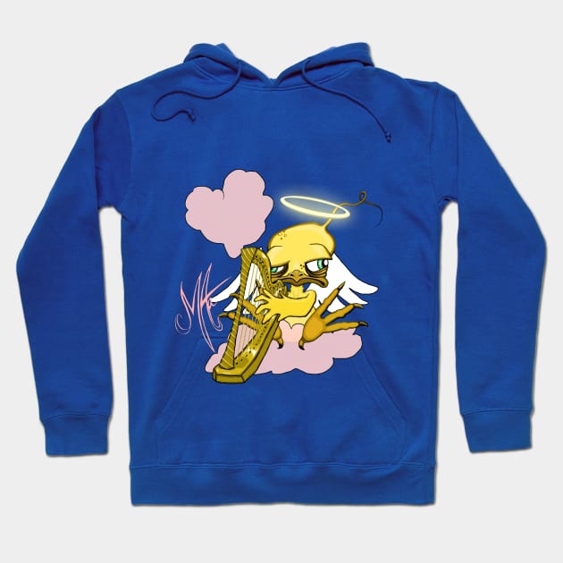 Grumpy Chicken Angel Hoodie by Grumpy Chicken